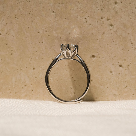 Issi 1.0ct Moissanite Ring (925 Sterling Silver)