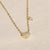 Love CZ Necklace (14K Gold Vermeil)