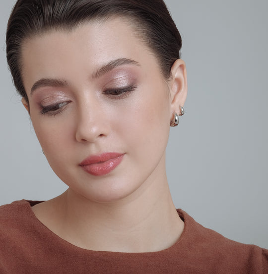 Luri Teeny-Tiny Hoops (Silver Brass)