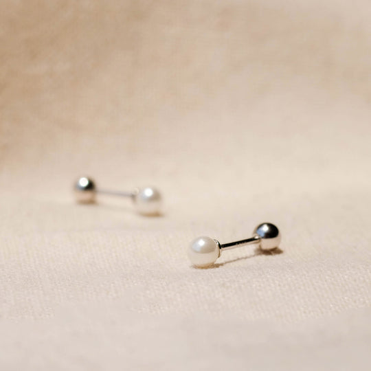 Mela Teeny-Tiny Studs (925 Sterling Silver)