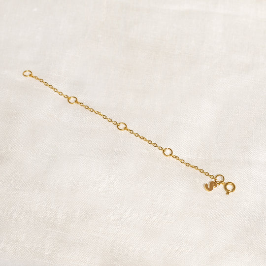 Necklace Extender 1-2-3-4 inch (18K Gold Stainless Steel)