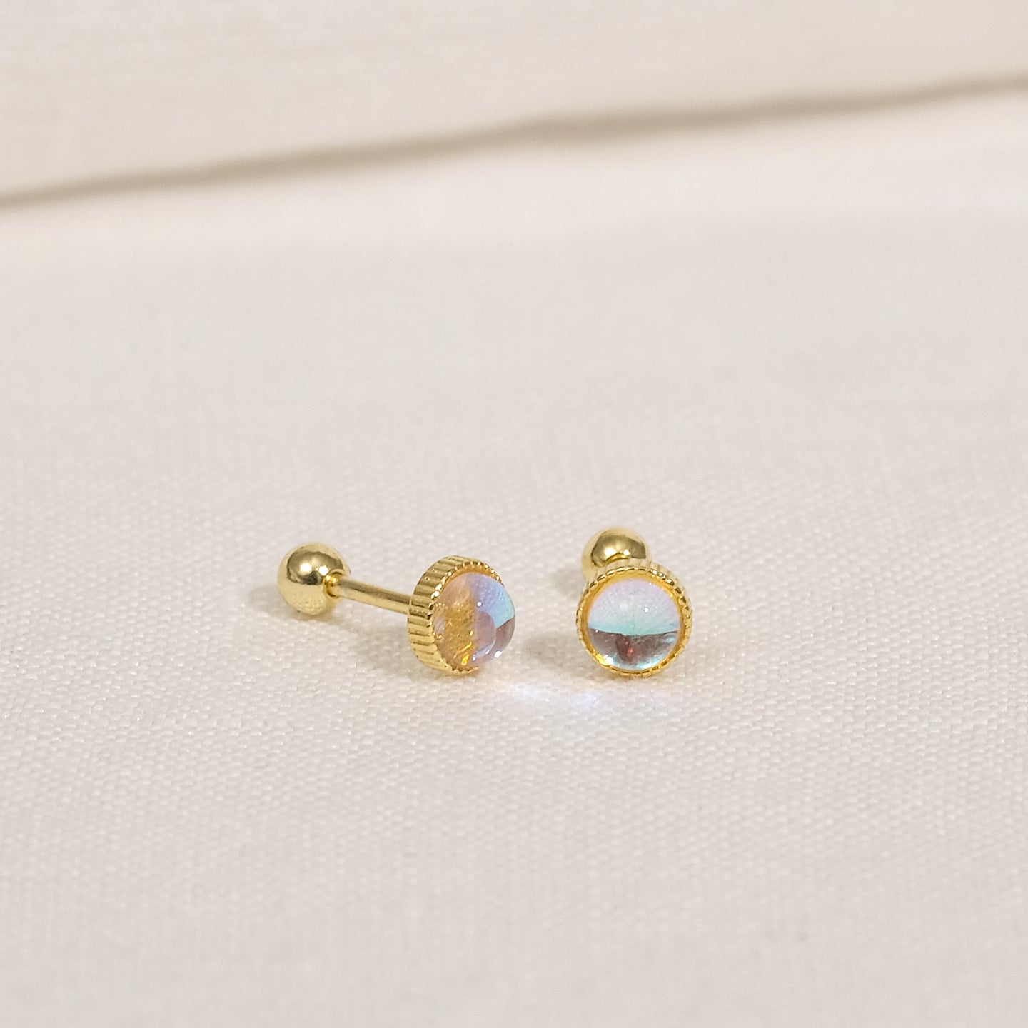 Opal studs gold deals