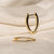 Viel CZ Hoops (18K Gold Vermeil)